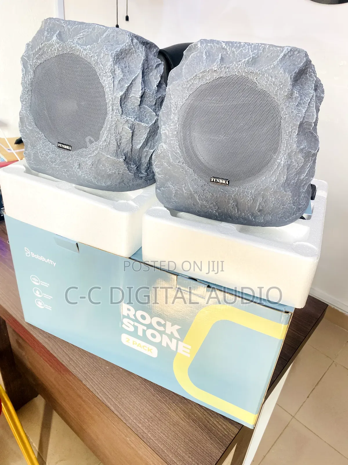 Rock Stone Solar Outdoor Speaker