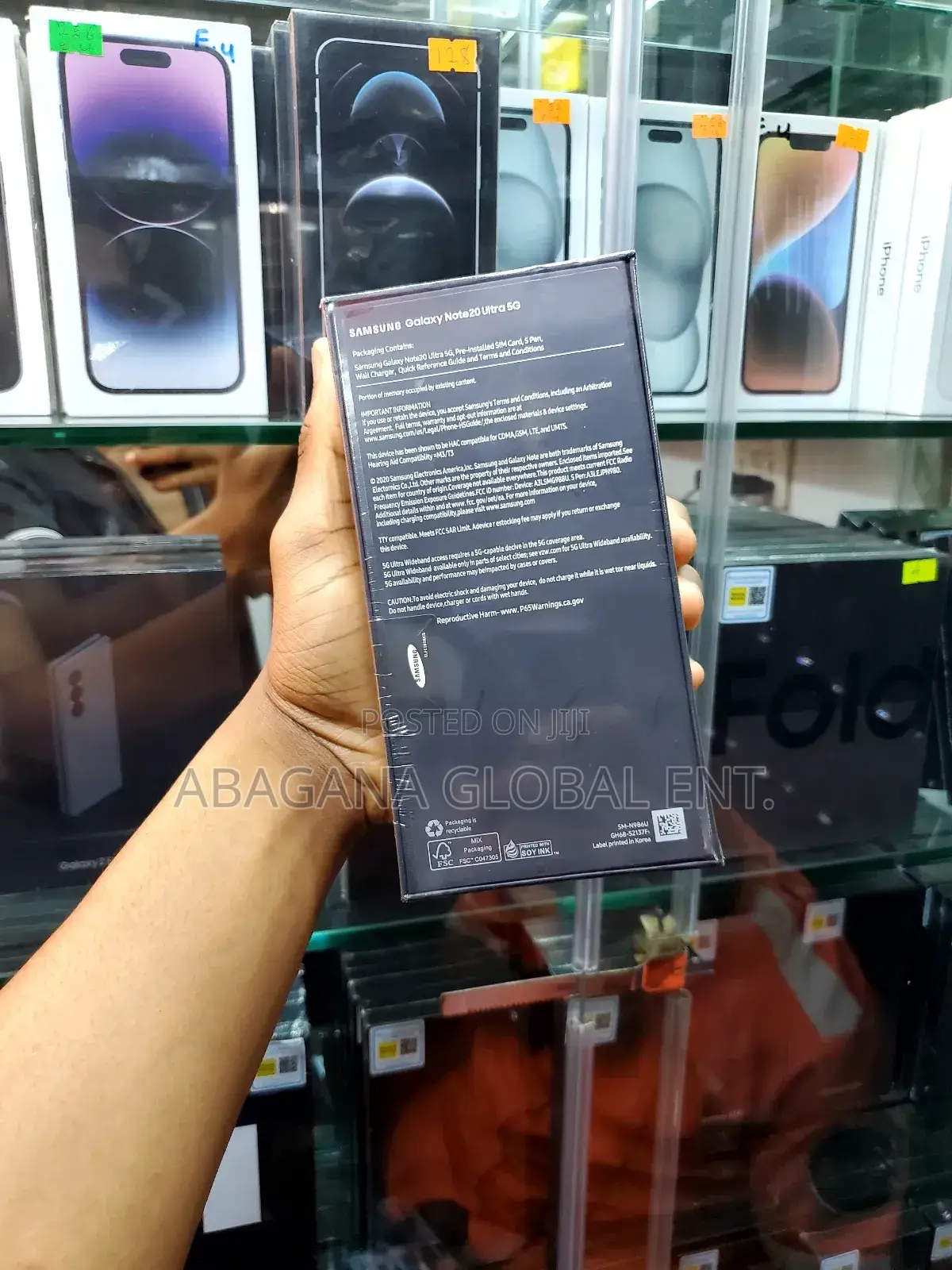 New Samsung Galaxy Note 20 Ultra 5G 128 GB Black