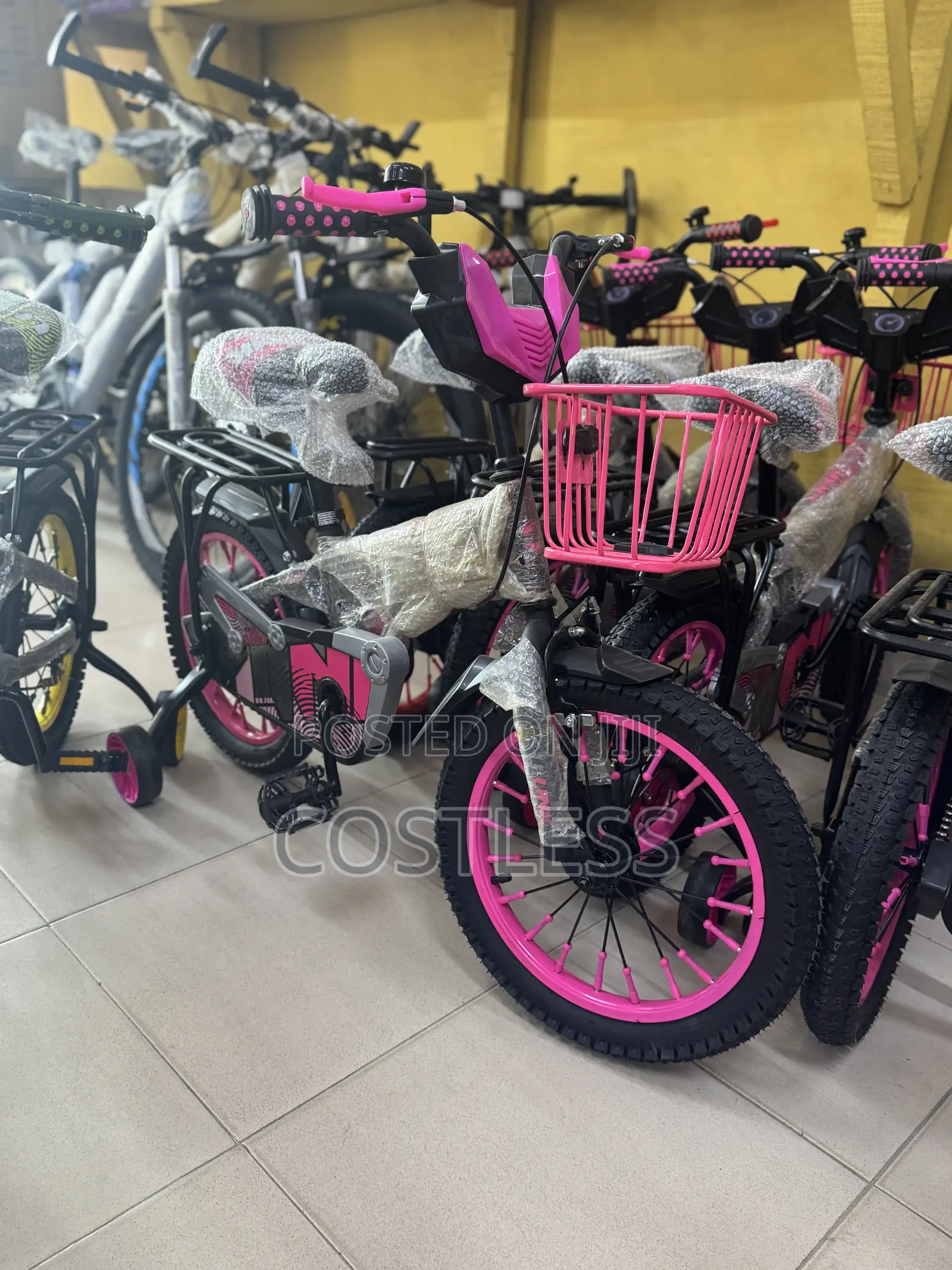 12” Children Authentic Bicycle With Iron Carrier
