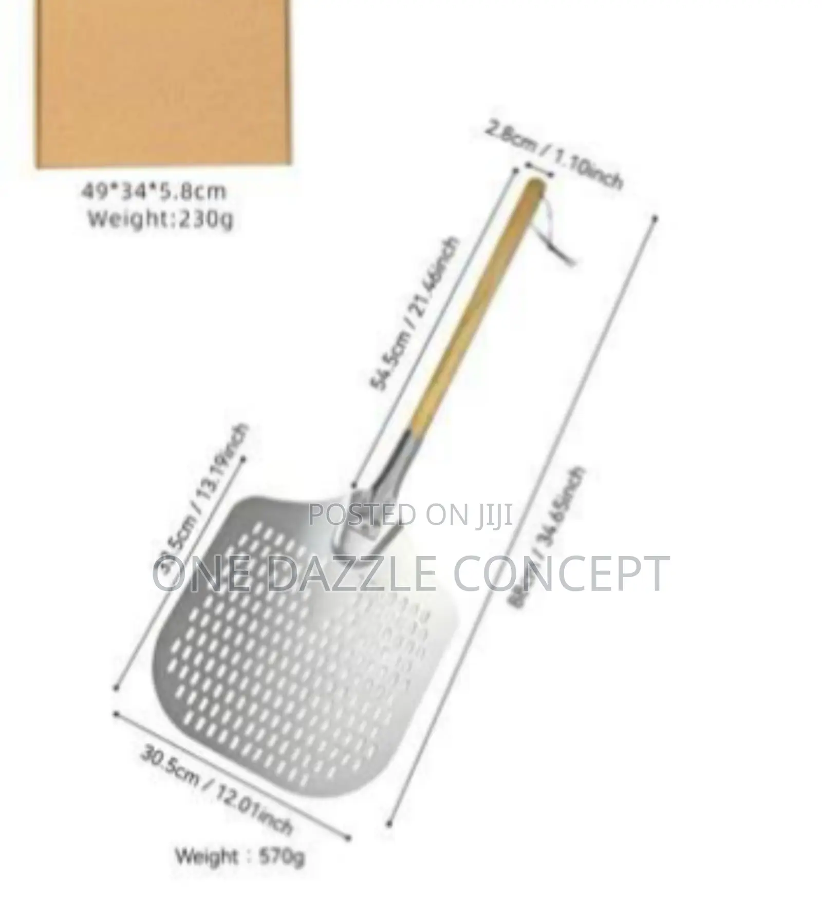 Long Perforated Pizza Peel