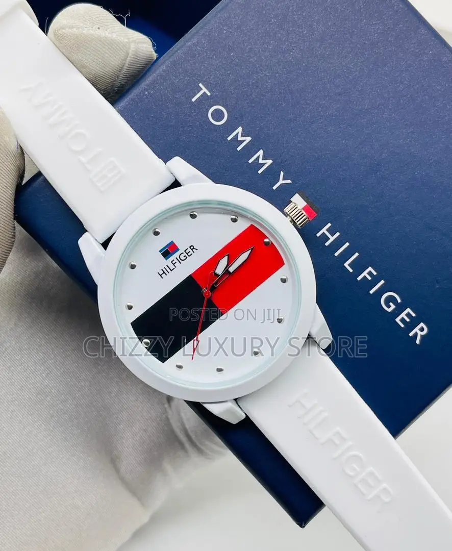 Tommy Hilfiger Quality Men Rubber Strap Wristwatch