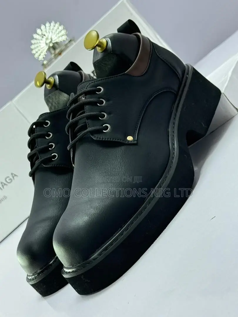 Fully Boxed New Balenciaga Men’S Leather Shoes