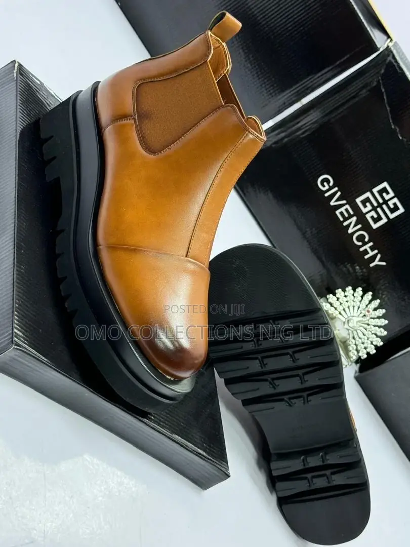 Luxury Givenchy Brown Leather Boots – Fully Boxed
