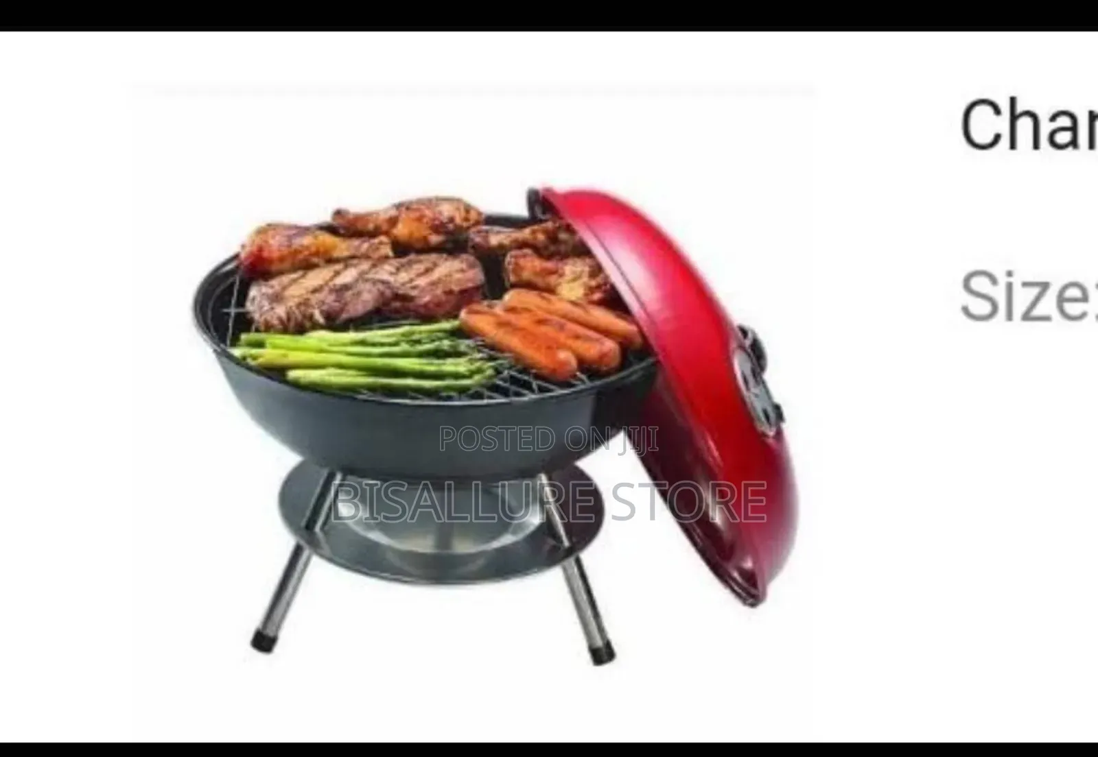 Charcoal Barbecue Grill Pot