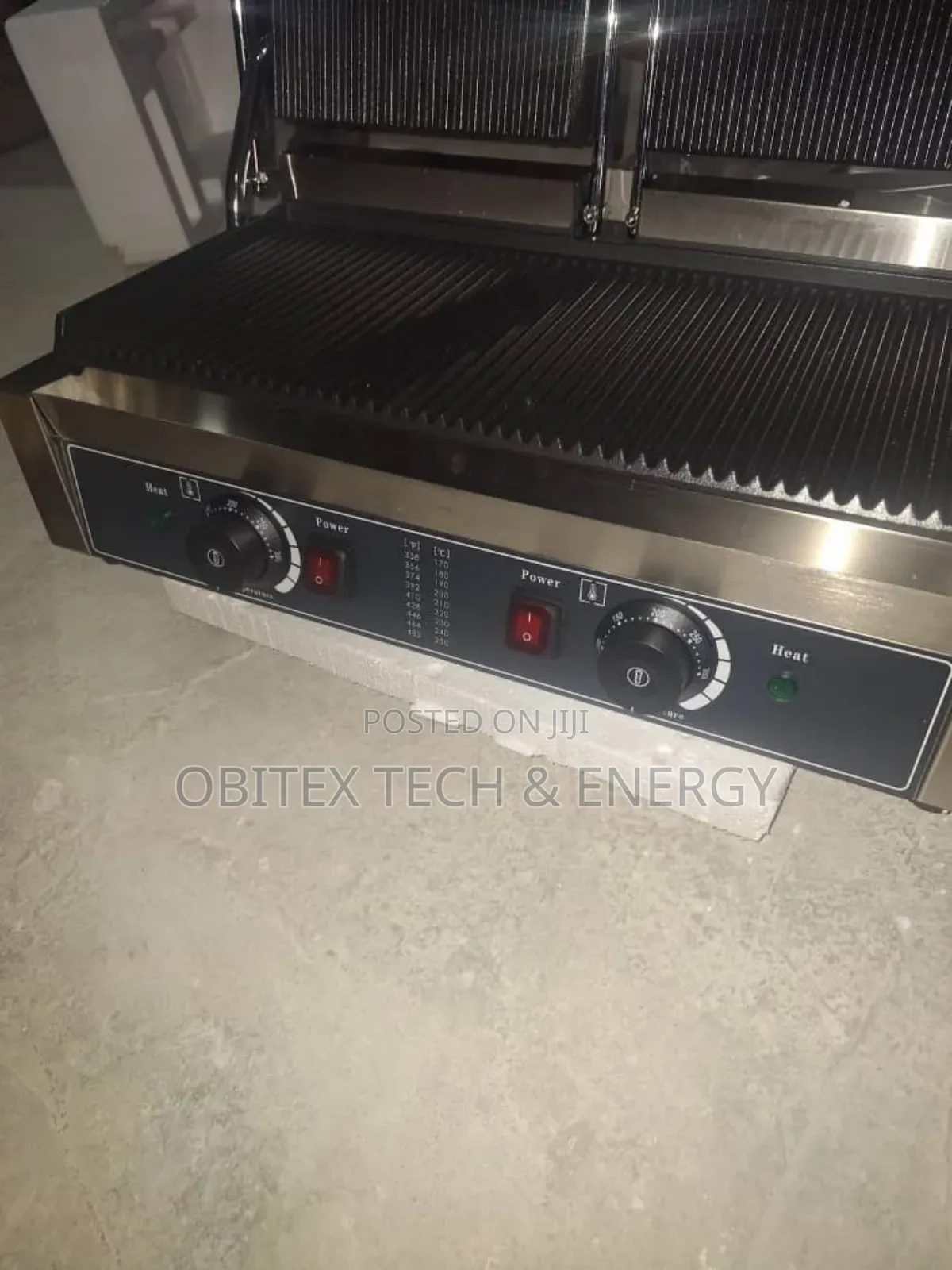 Commercial Electric Contact Grill / Double Plate Griller