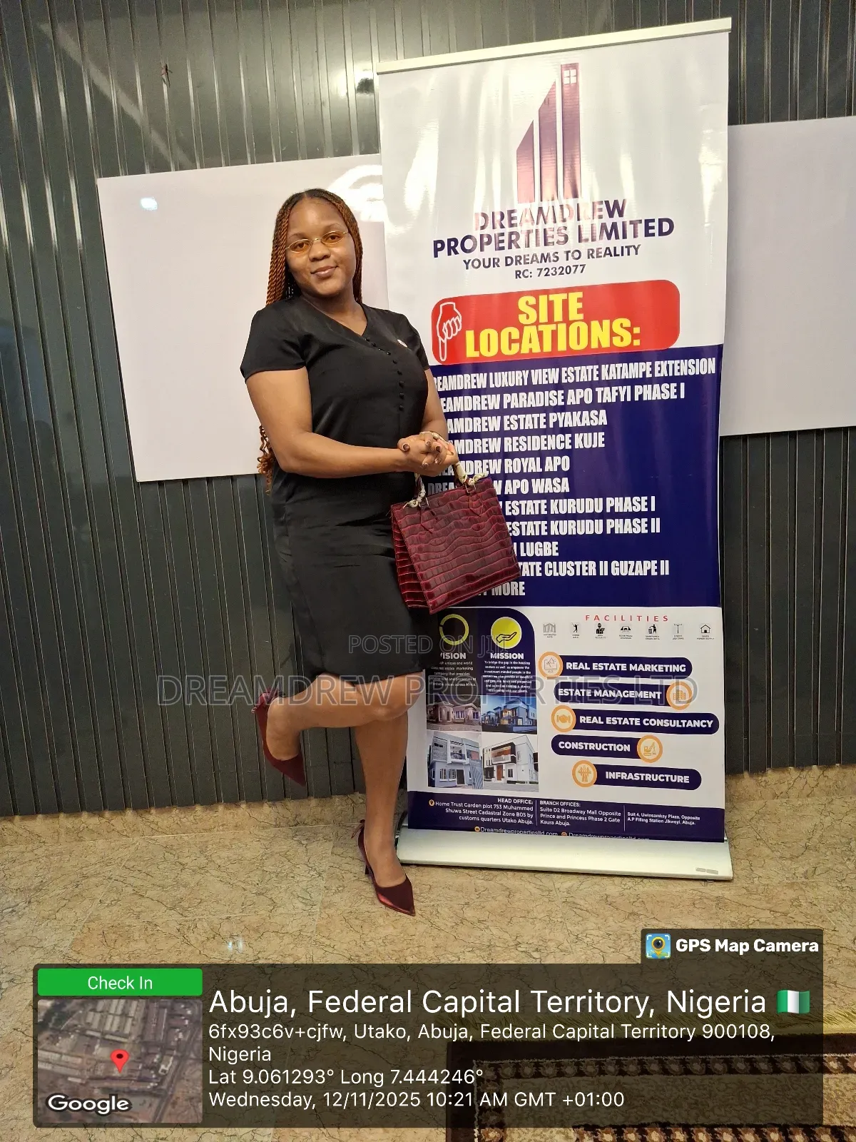 Meet Jovial Chidinma of Dreamdrew Properties Ltd, Utako Abuja