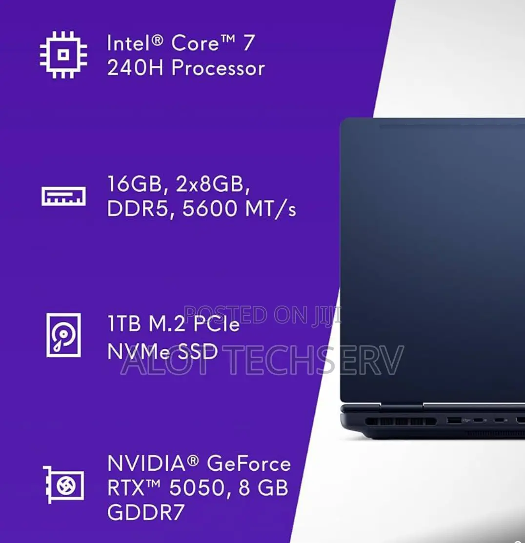 New Laptop Dell Alienware 16 Aurora 16GB Intel Core 7 SSD 1T