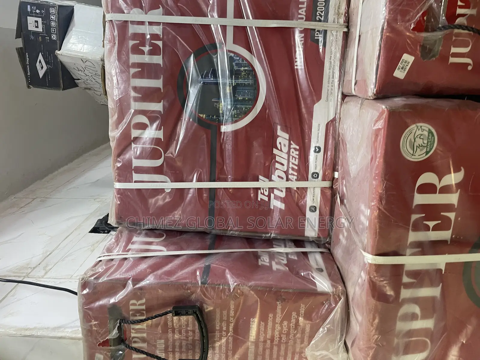 Jupiter Tall Tubular Battery 12v