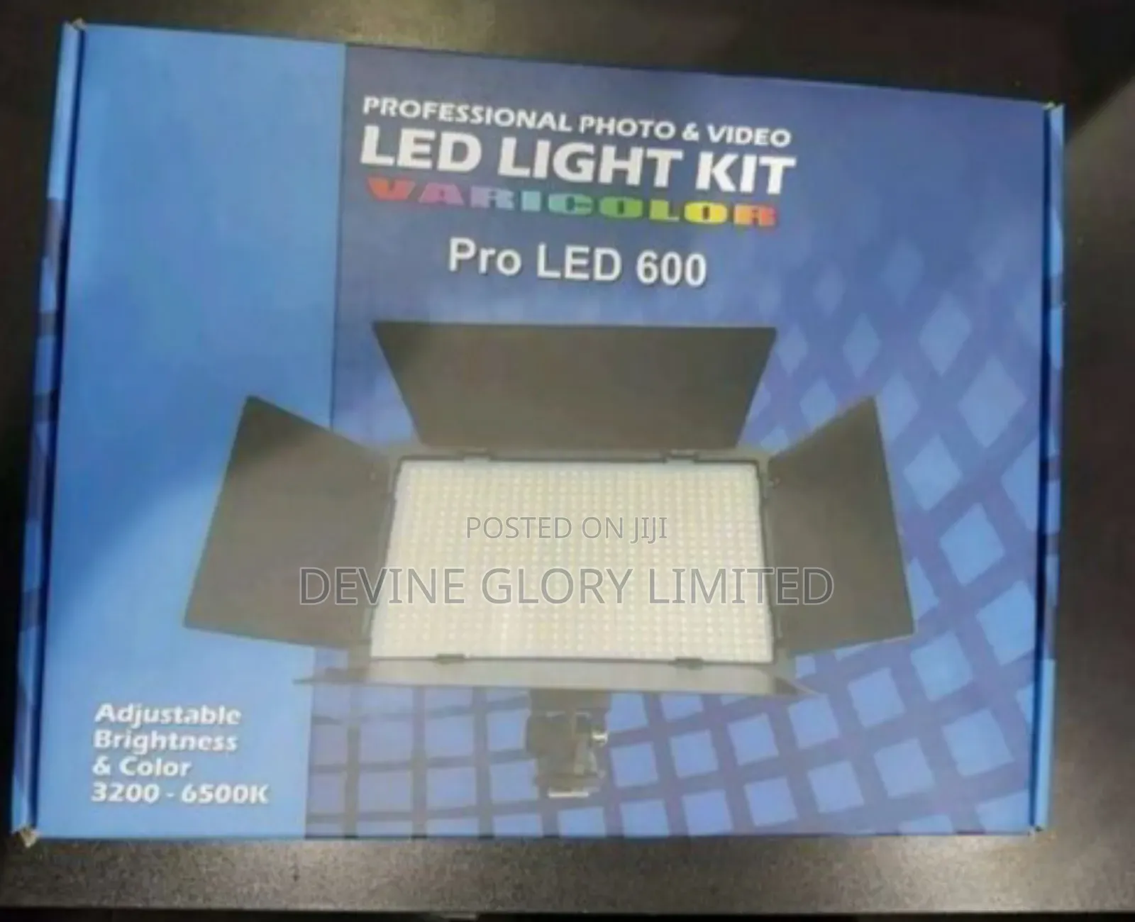 Varicolor Pro Led 600 Amazon Studio Light – 600led Dimmable Video Kit