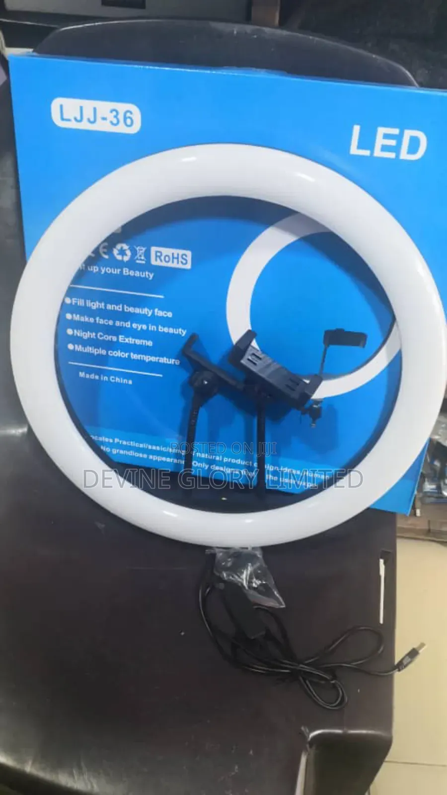 LJJ-36 14-Inch Led Ring Light – Dimmable Usb Beauty Fill Light