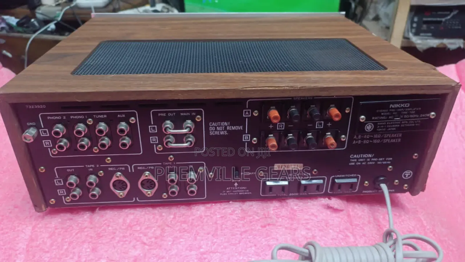 Uk Used Nikko Trm 75p Amplifier