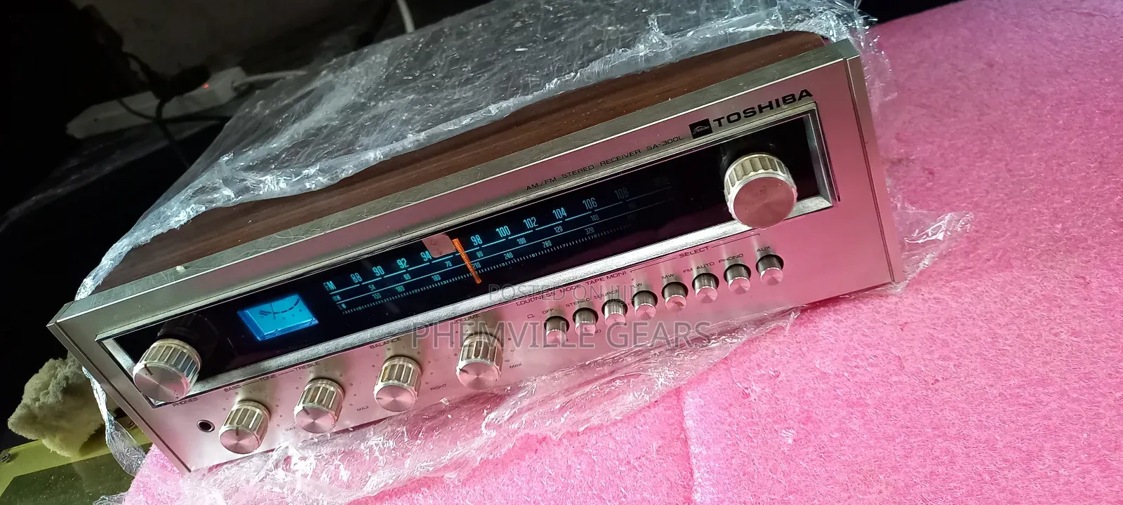 Uk Used Toshiba Sa-300l Stereo Receiver Amplifier