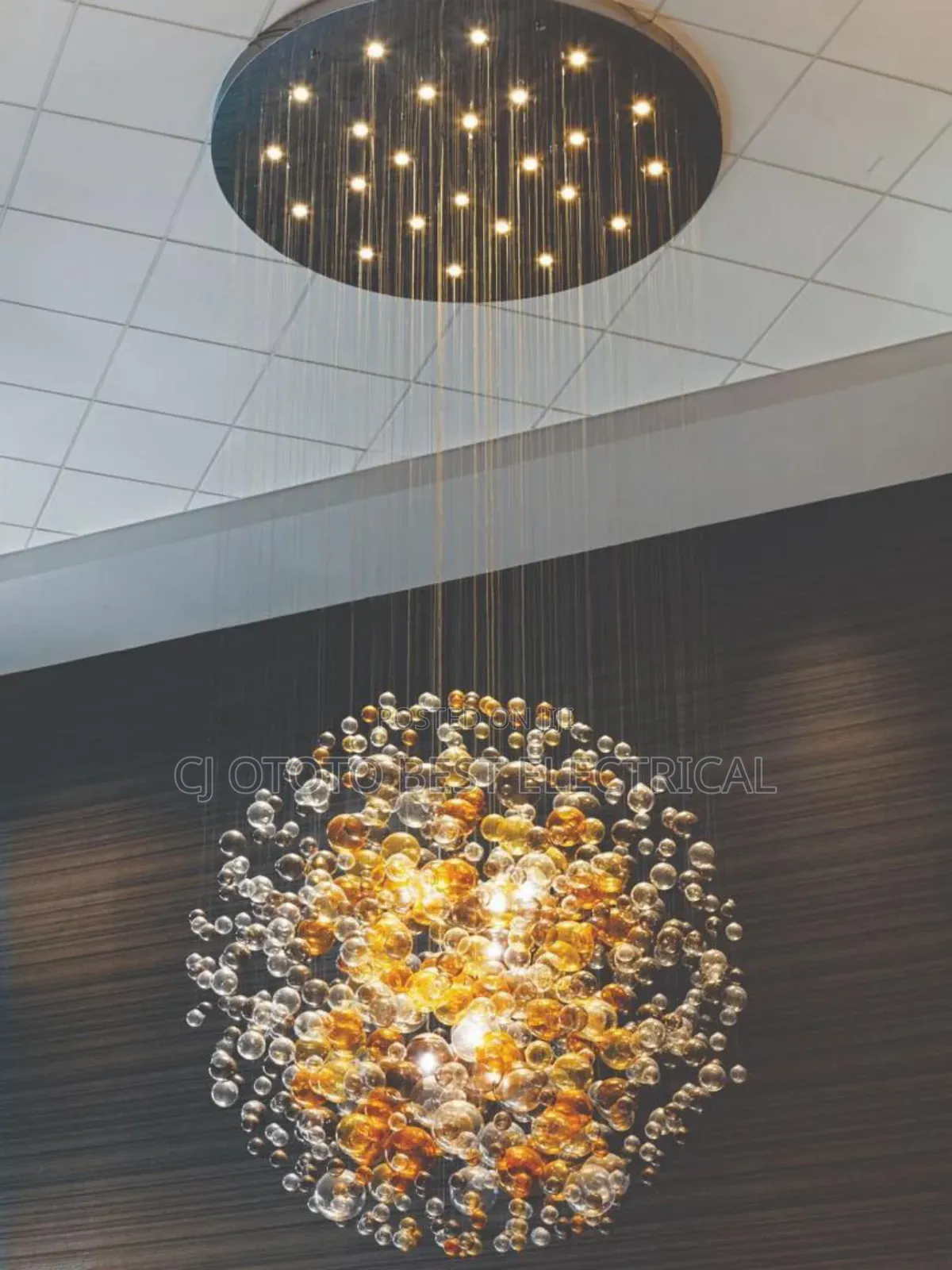 800mm Crystal Rain Drop Chandelier Light, New in Stock
