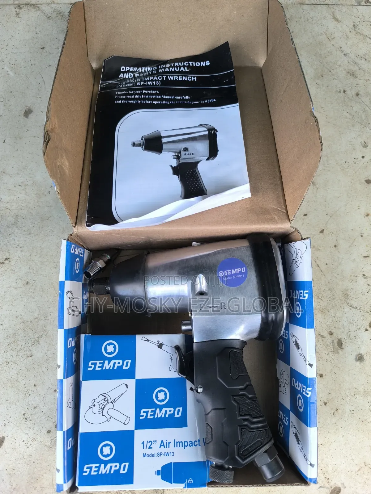 1/2" Pneumatic/Air Impact Wrench (Stempo)