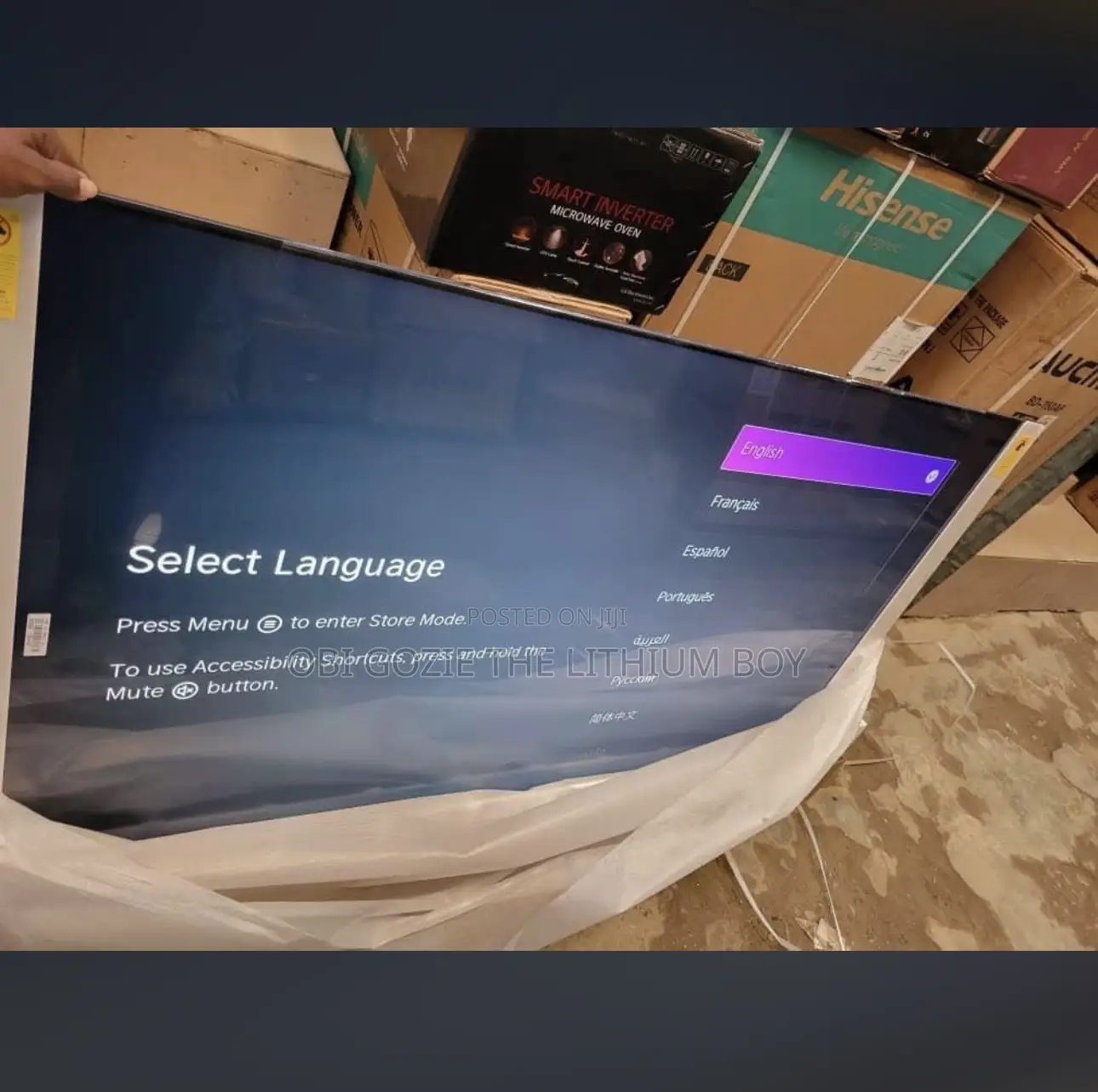 65 Inches Hisense Smart Tv Television Available in Stock.