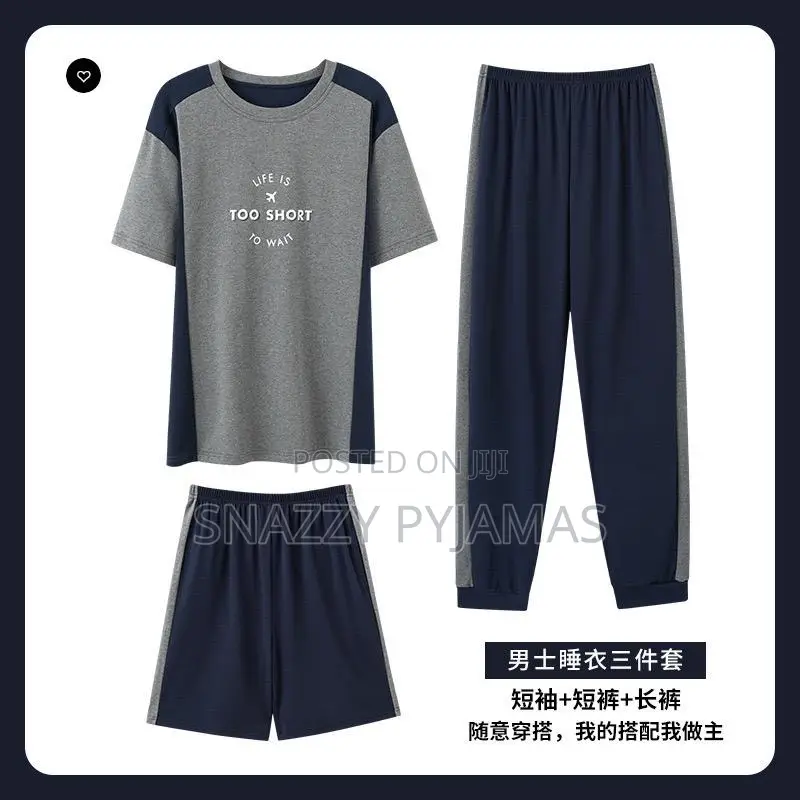 3 in 1 Luxury Men Lounge Wear
