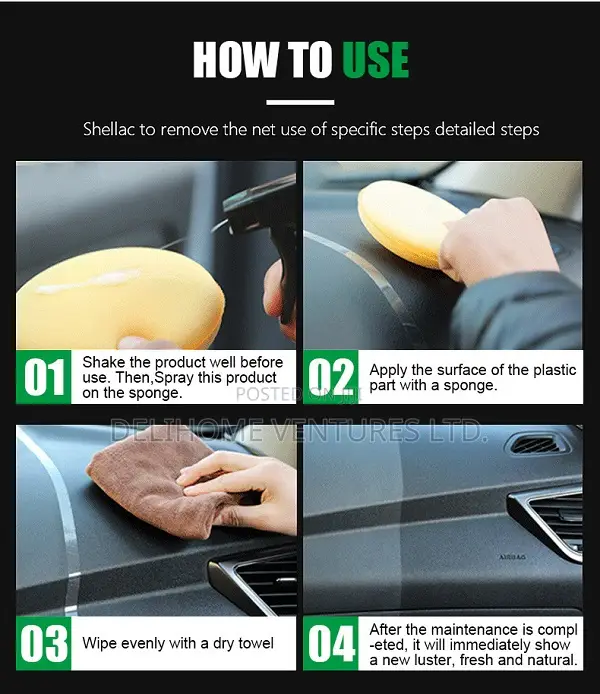 Fantastic Car Plastic, Leather Rubber Repair Polish