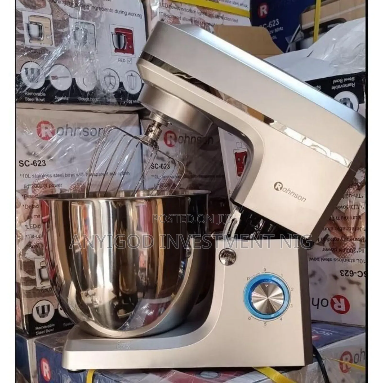 10l Rohnson Industrial Stand Mixer 2000w