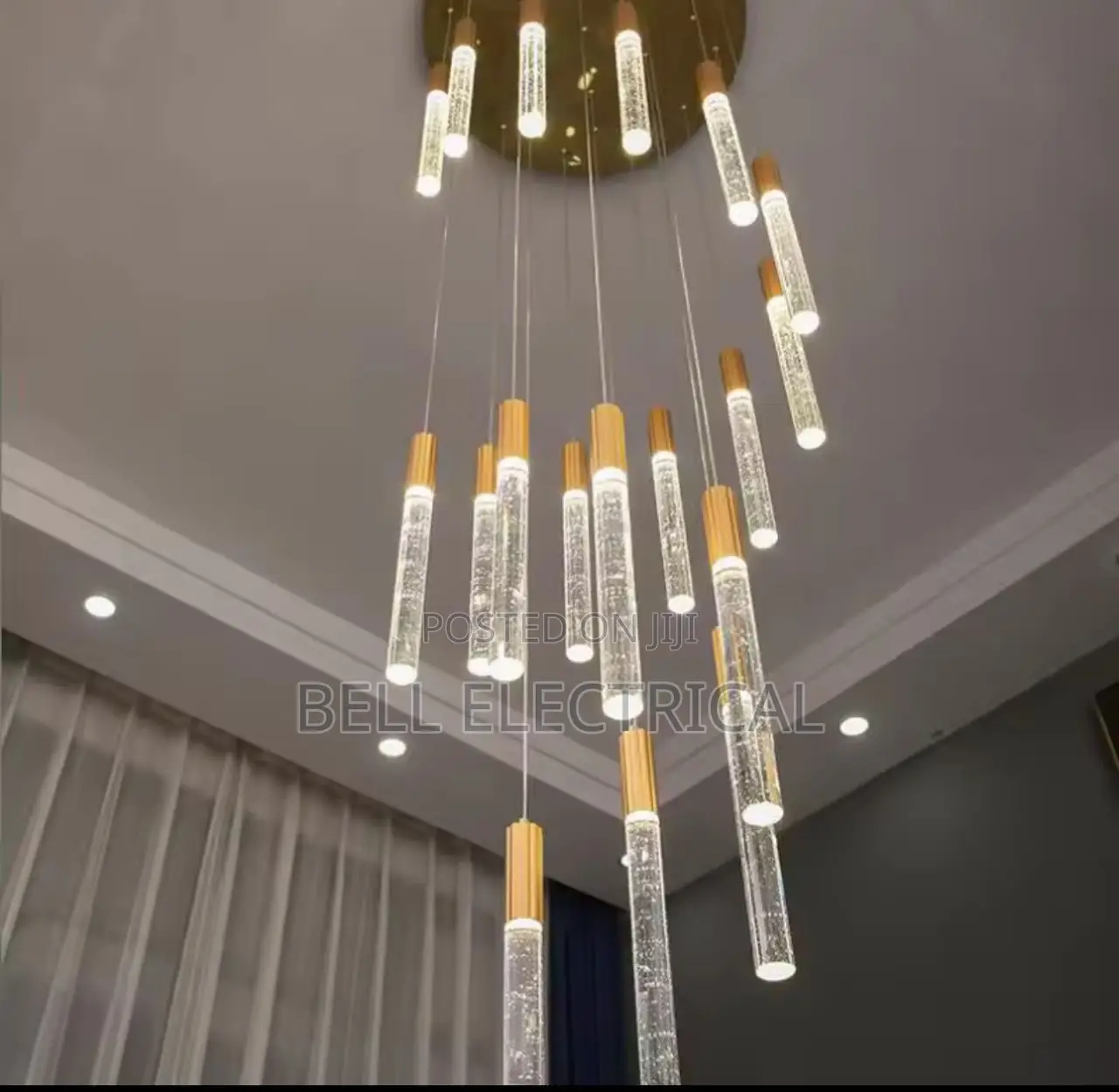 600mm 20 Drops Luxury Crystal Designer Pendant Light