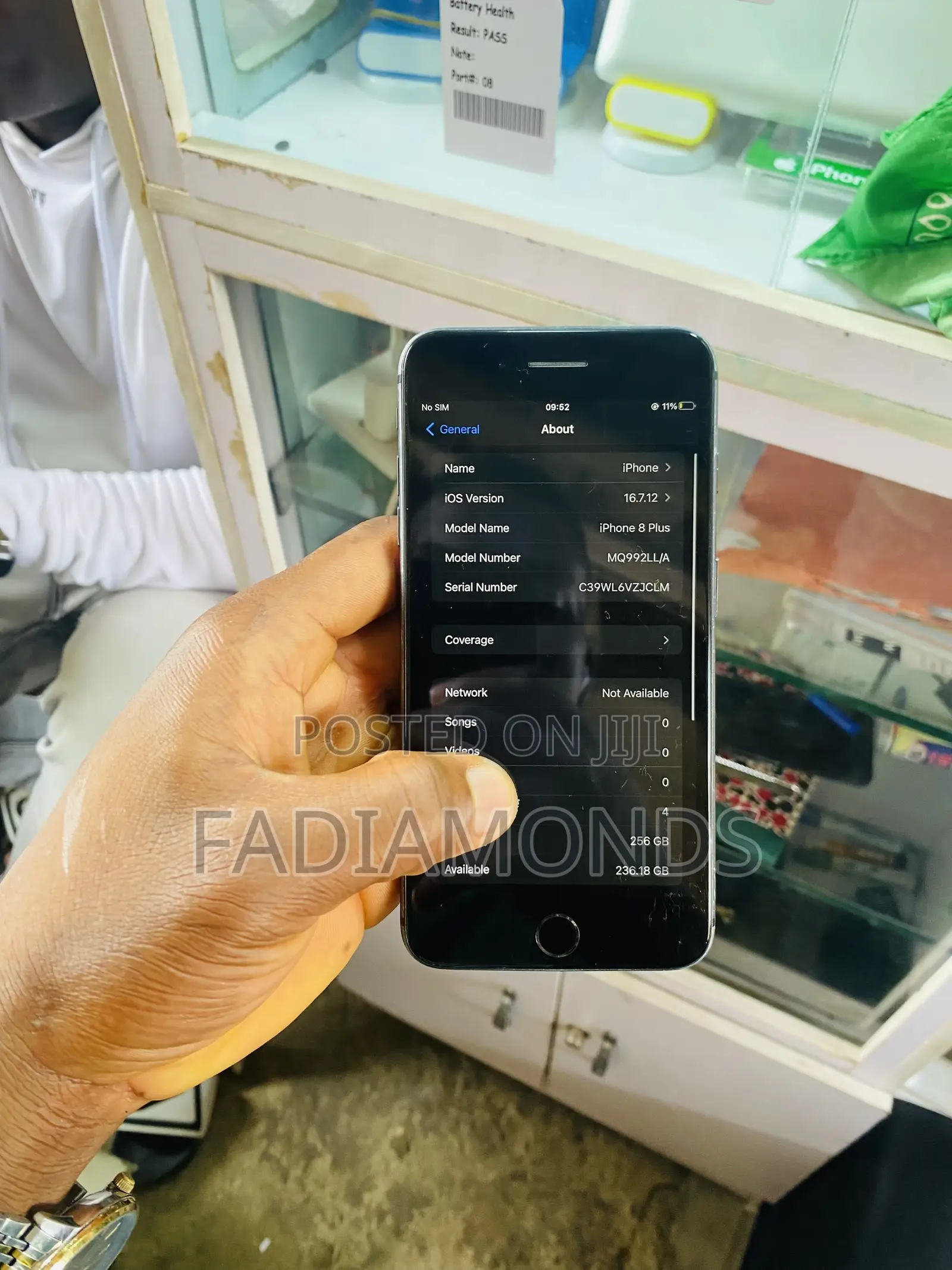 Apple iPhone 8 Plus 256 GB Black