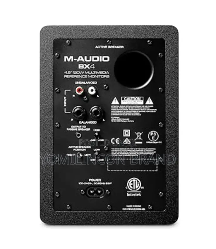 M-Audio Bx4bt Pair 4.5" Studio Monitors and Pc Speakers With Bluetooth