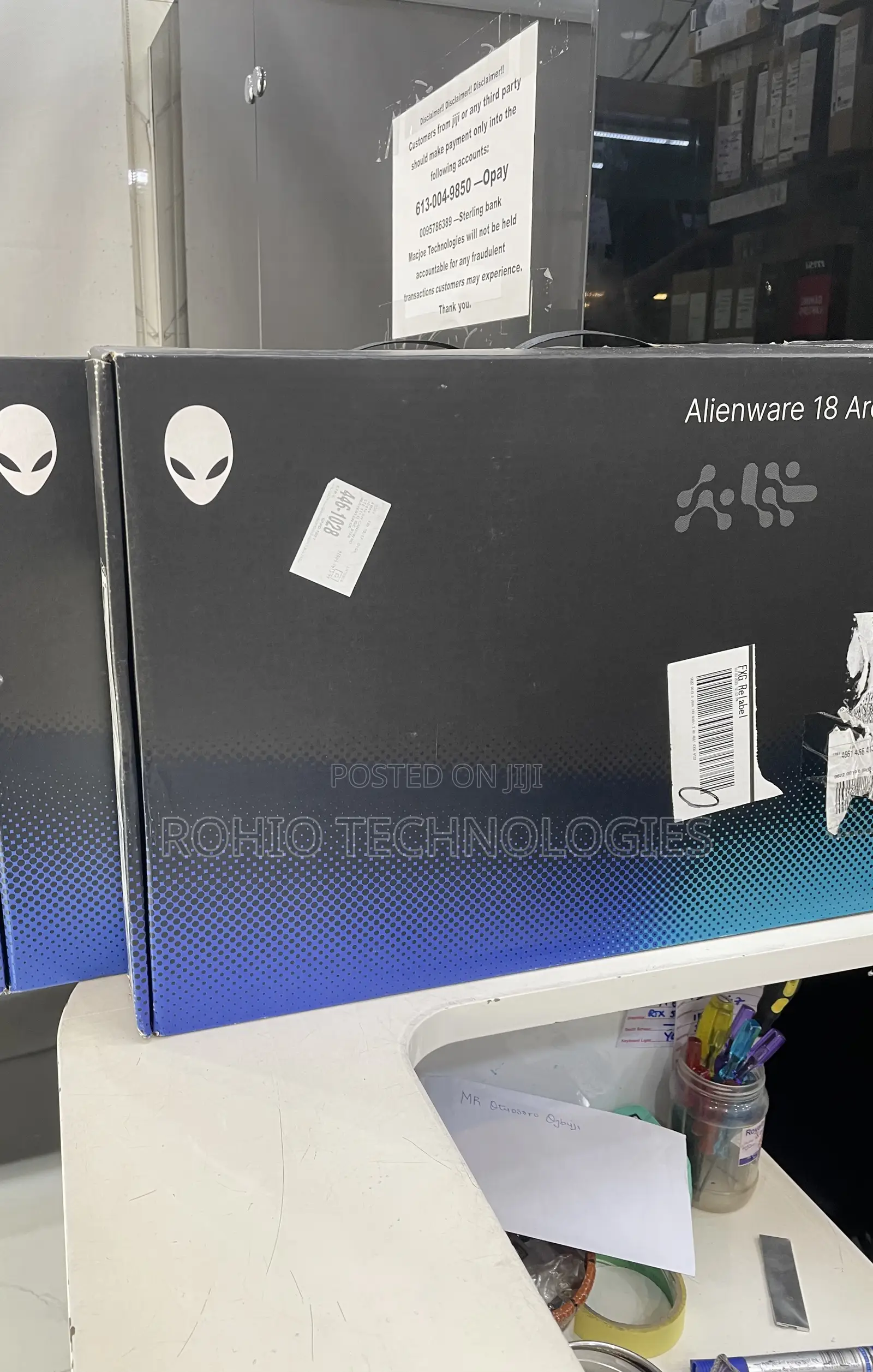 New Laptop Dell Alienware 18 Area-51 32GB Intel Core Ultra 9 SSD 1T
