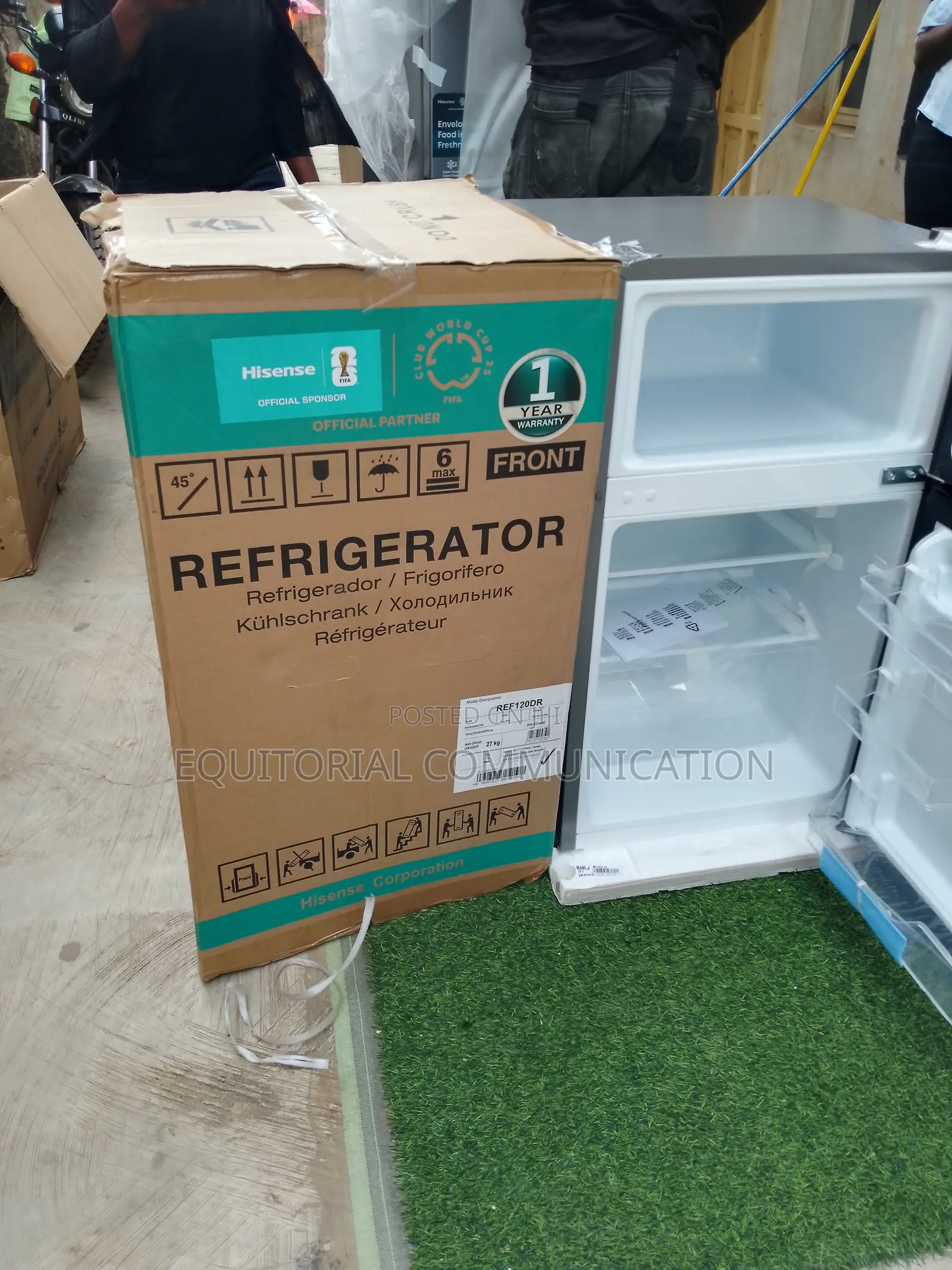 Hisense 87l Frost-Free Double Door Fridge