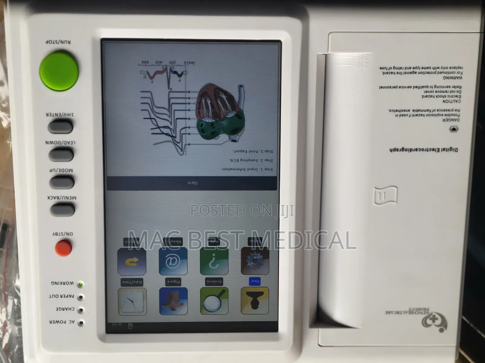 12 Channel Ecg Machine