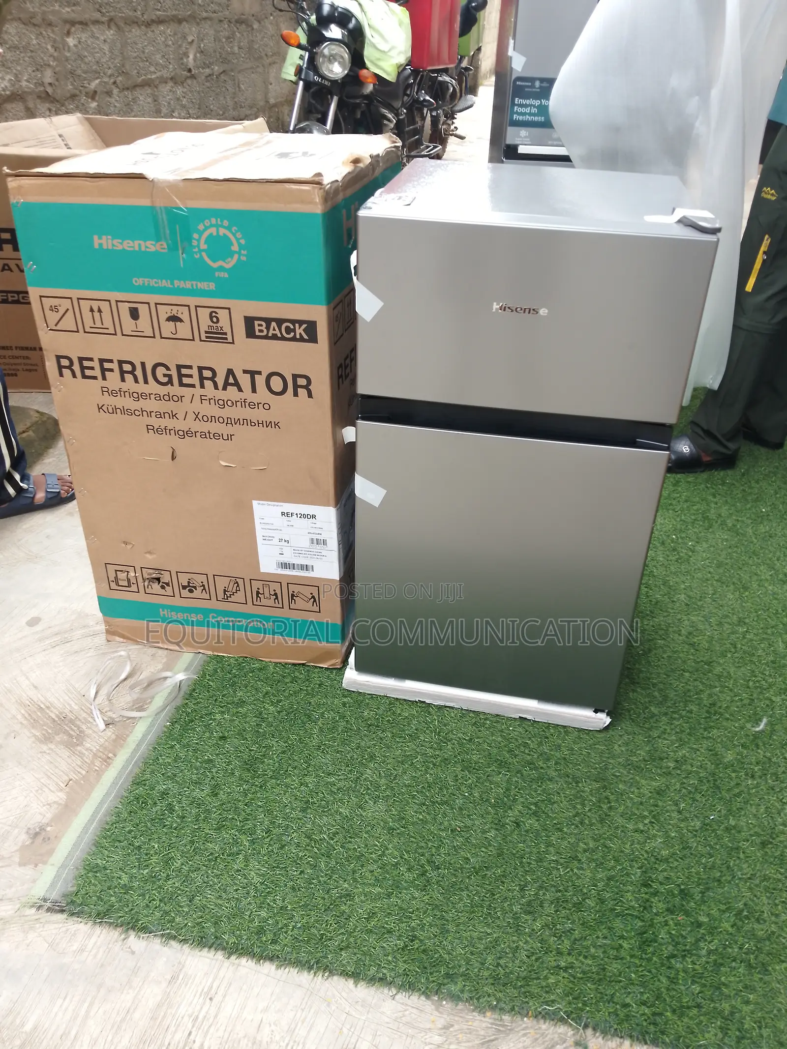 Hisense 87l Eco-Friendly Double Door Fridge