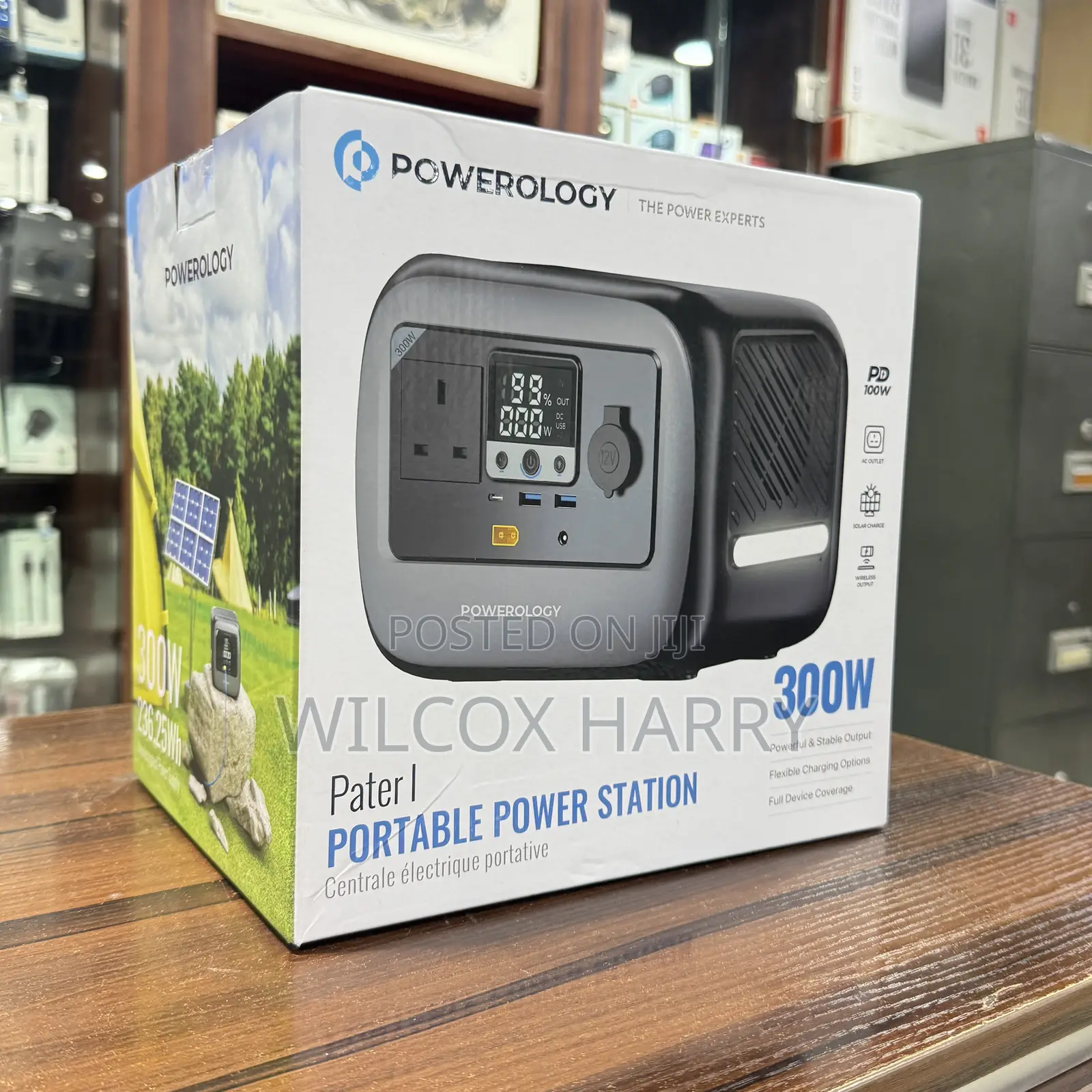 Ecoflow Powerology Portable Power Station Solar Generator 300w