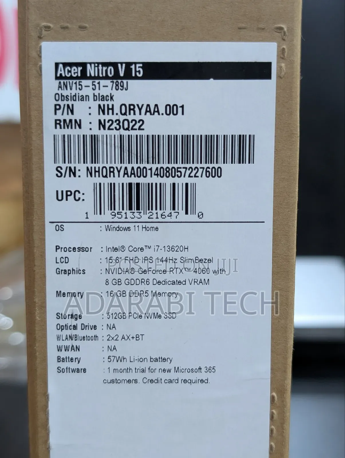 New Laptop Lenovo Legion 5 32GB Intel Core I9 SSD 1T