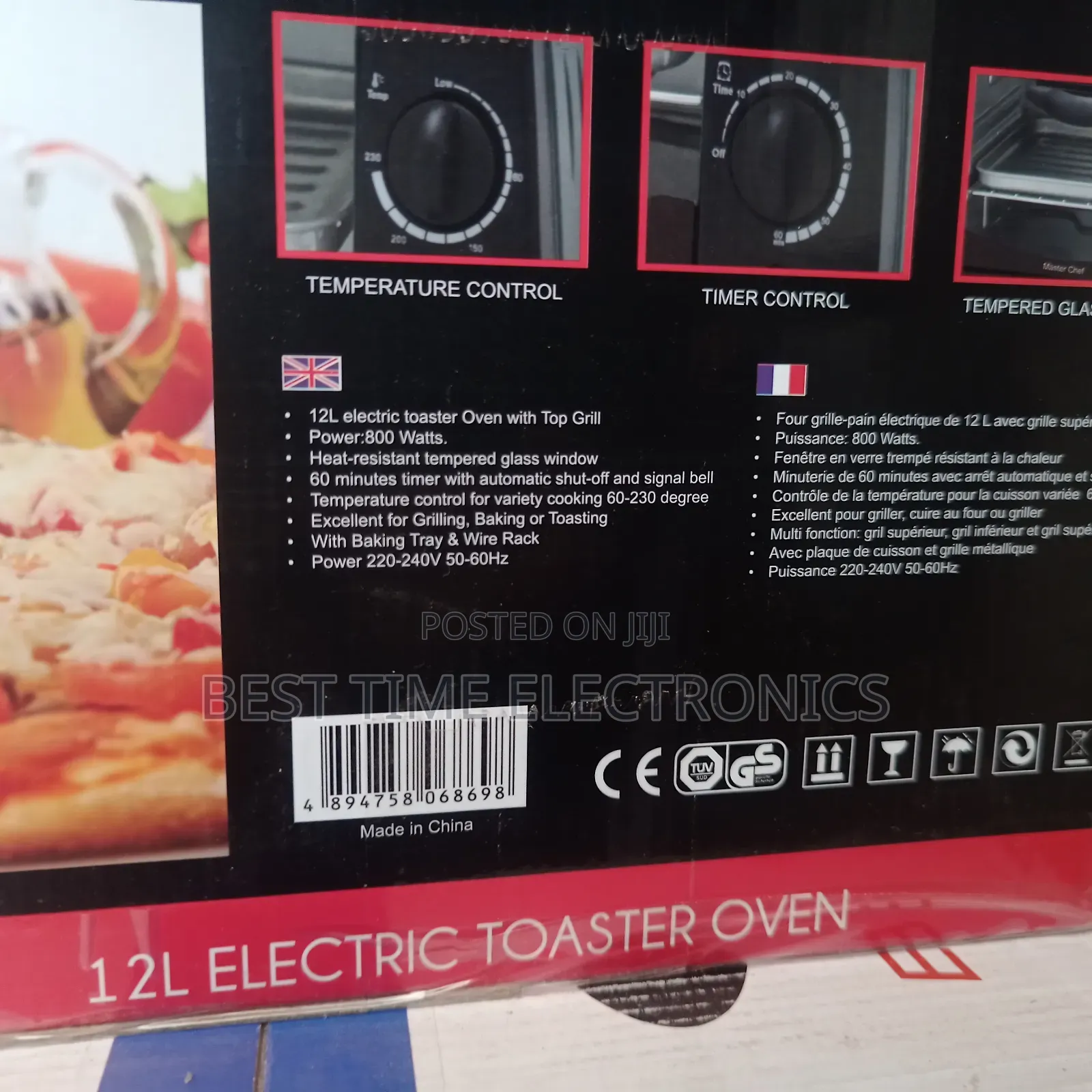 Crownstar 12l Electric Toaster Oven