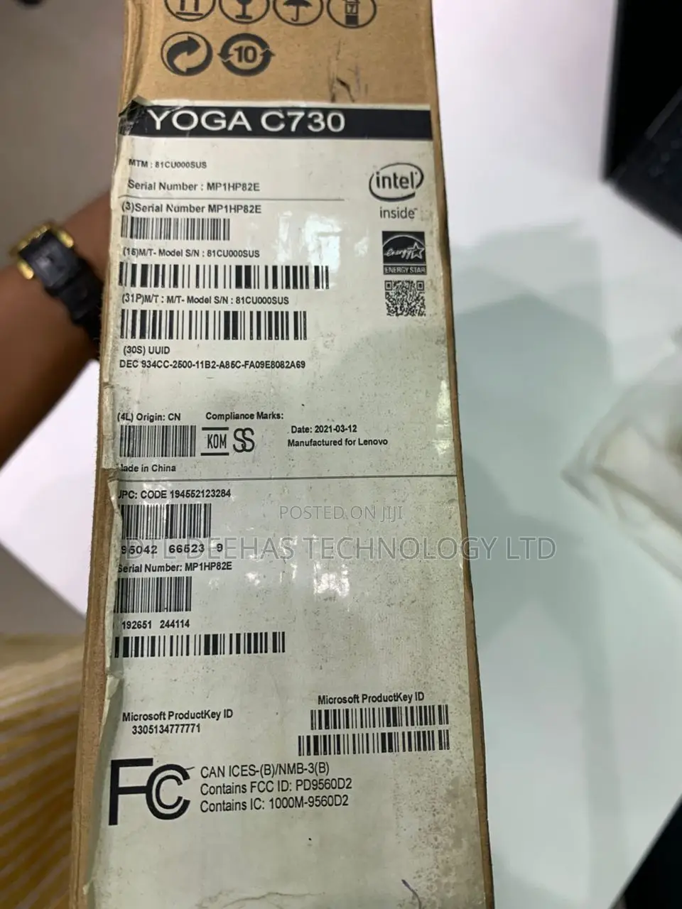 New Laptop Lenovo Yoga 730 16GB Intel Core I7 SSD 1T