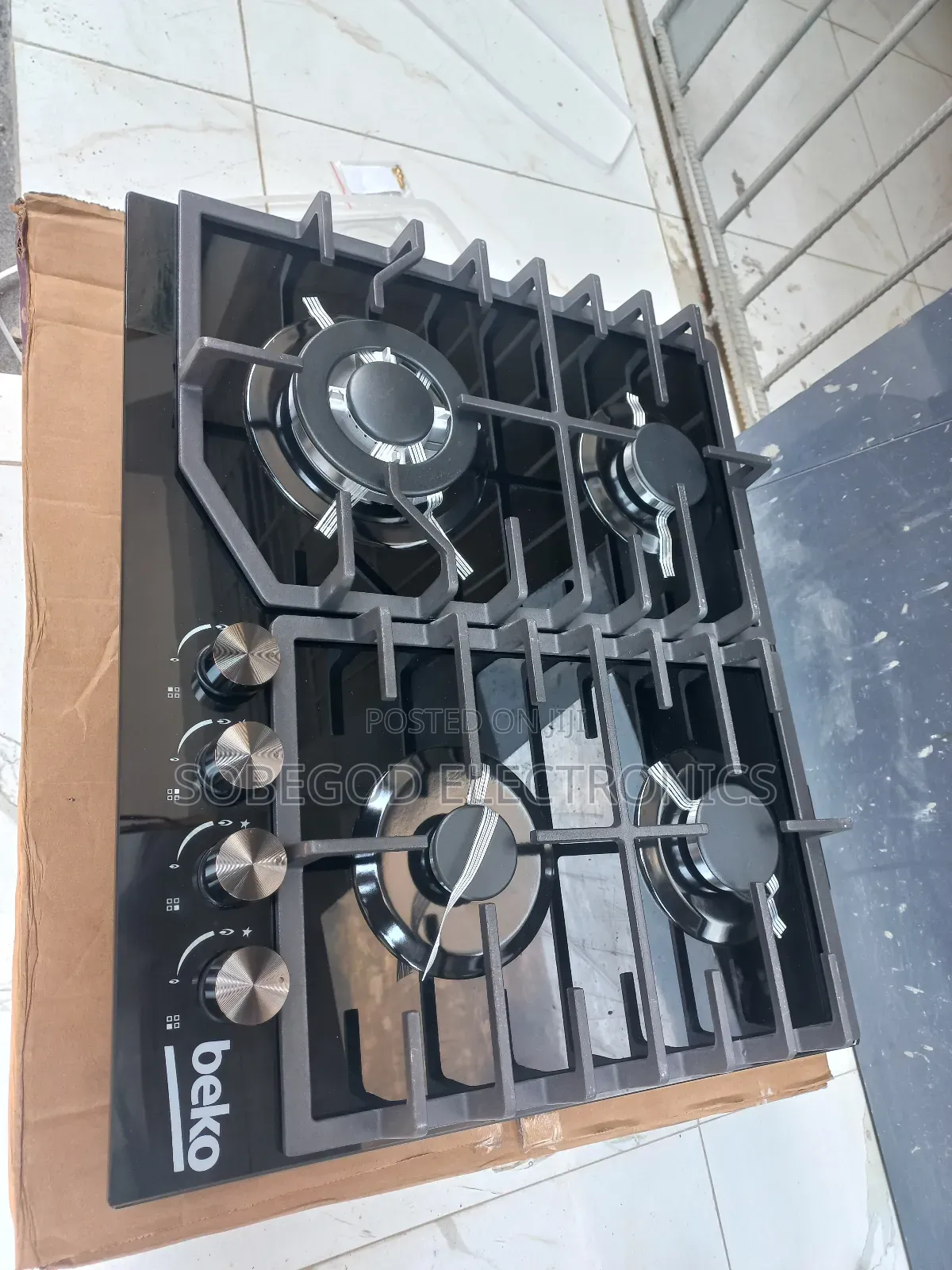 Original Beko Built-in 4 Burners Gas Cookers Hob 60cm Authentic