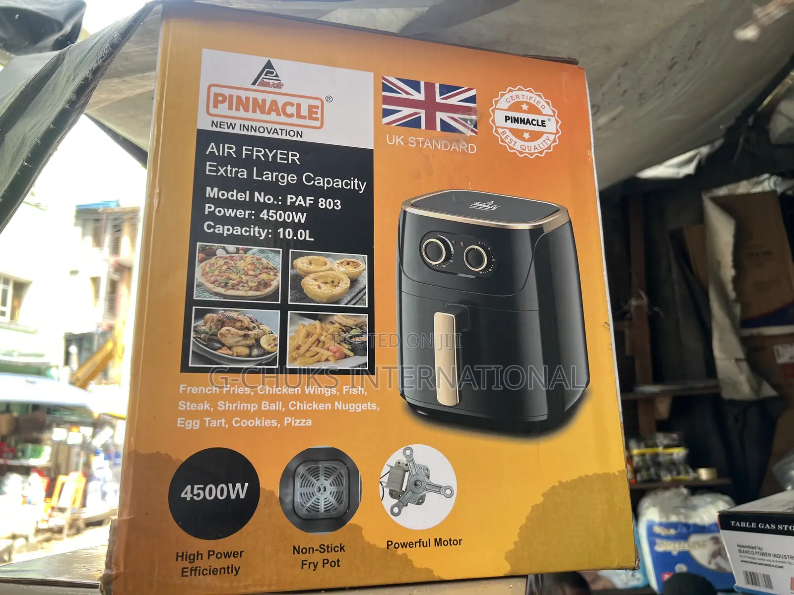 Pinnacle Extra Large Capacity Manual Air Fryer-10l