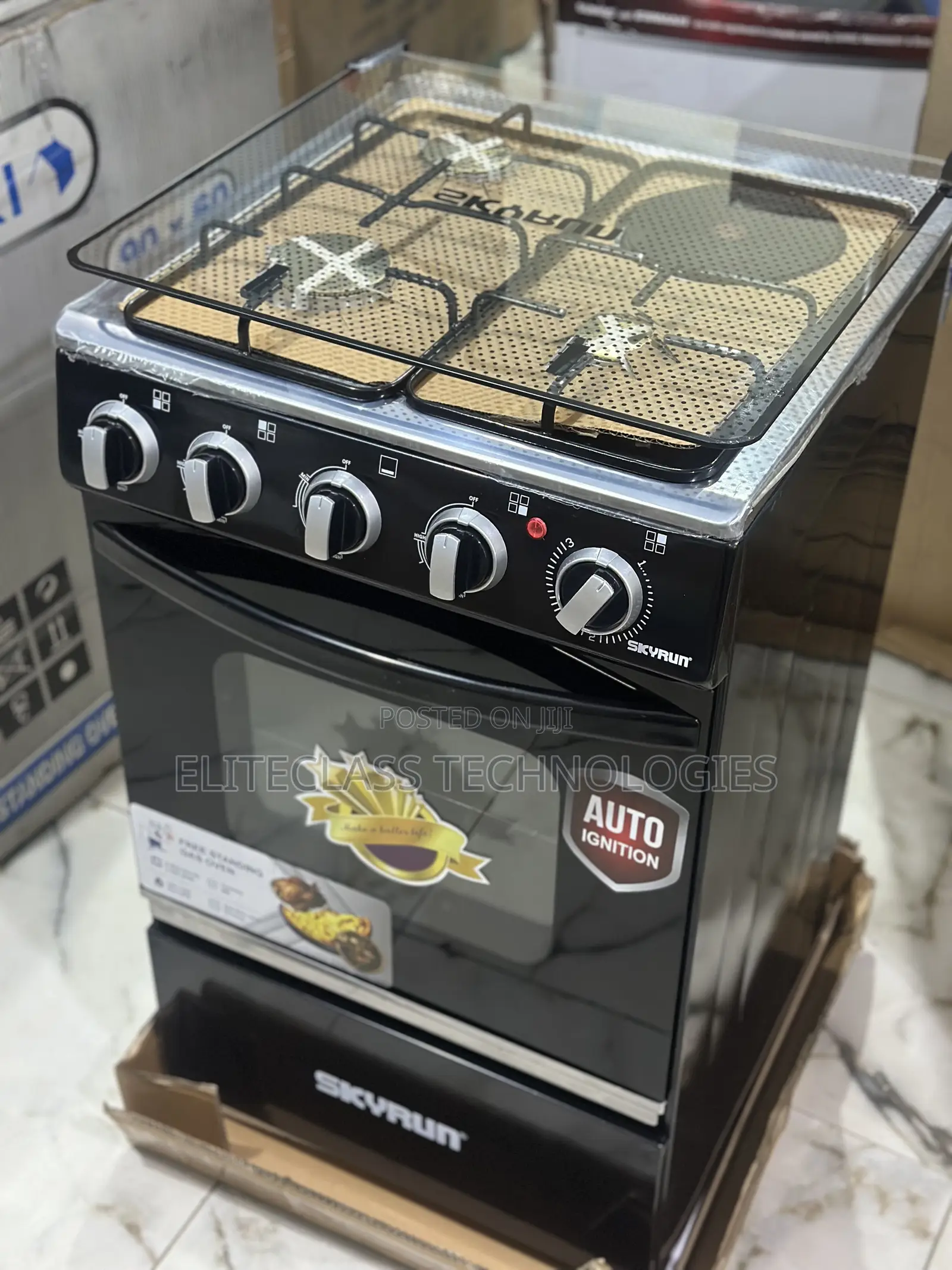 Skyrun Compact 3+1 Gas Cooker Specification (Gcs-3g1e/X)