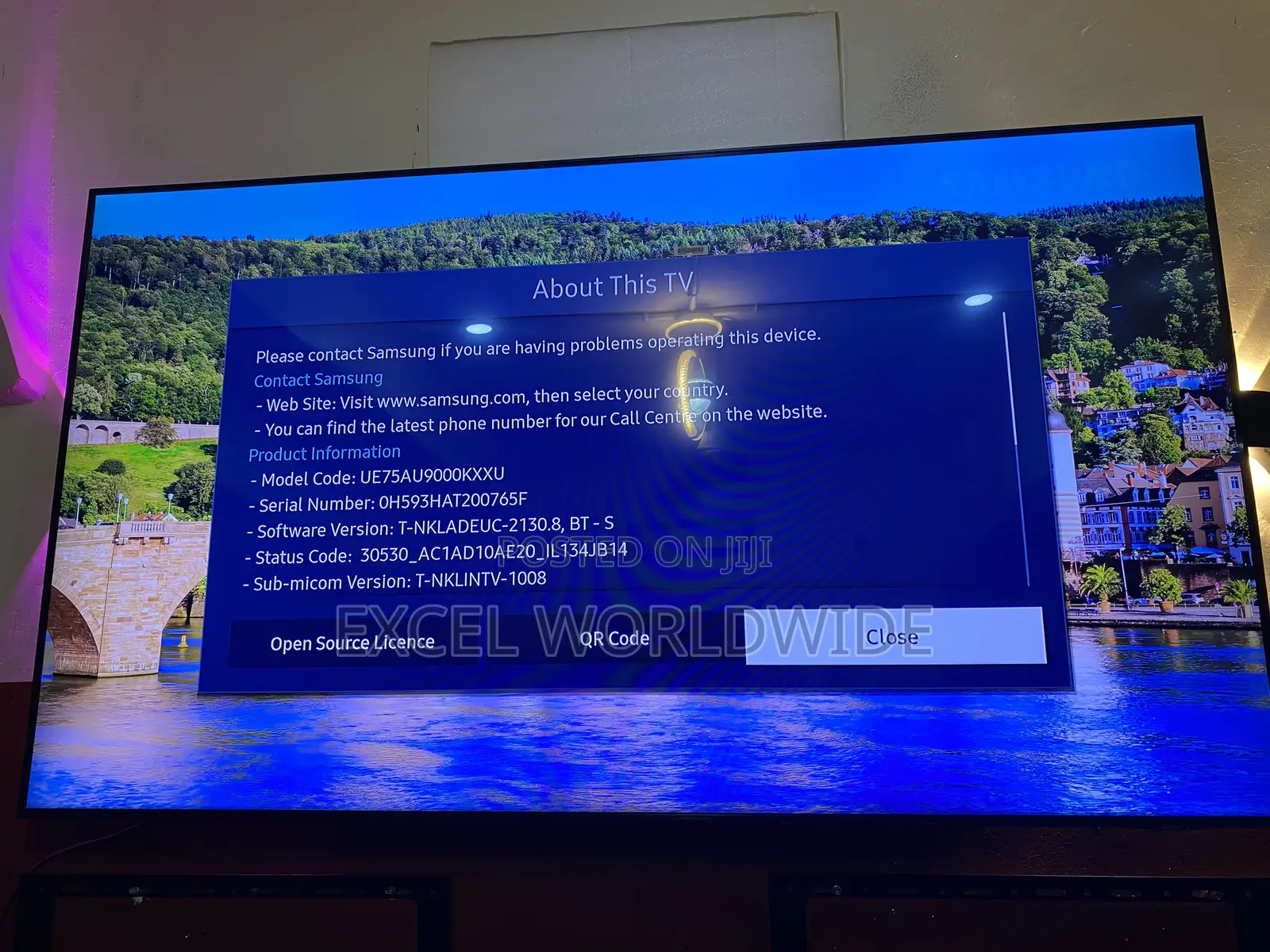 75 “ Samsung Au9000 Model Crystal Uhd HDR Alexa Inbuilt Smart Tv