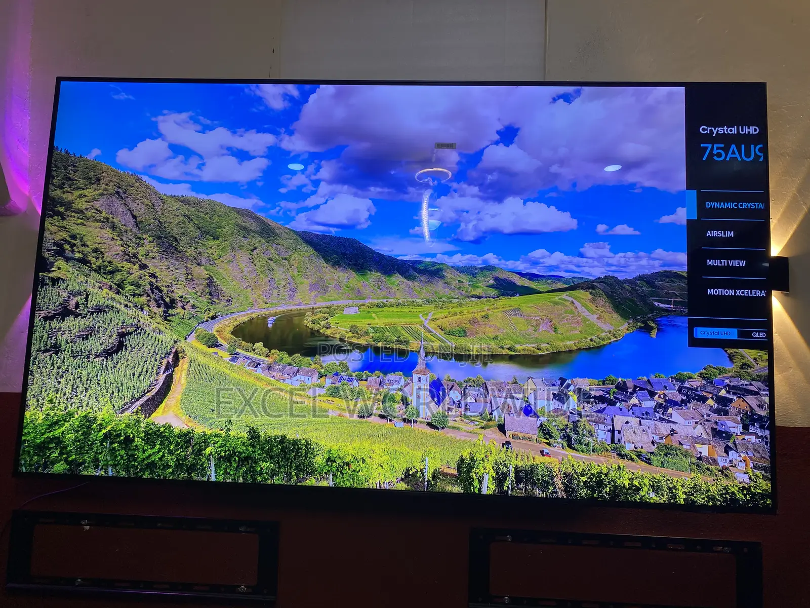75 “ Samsung Au9000 Model Crystal Uhd HDR Alexa Inbuilt Smart Tv