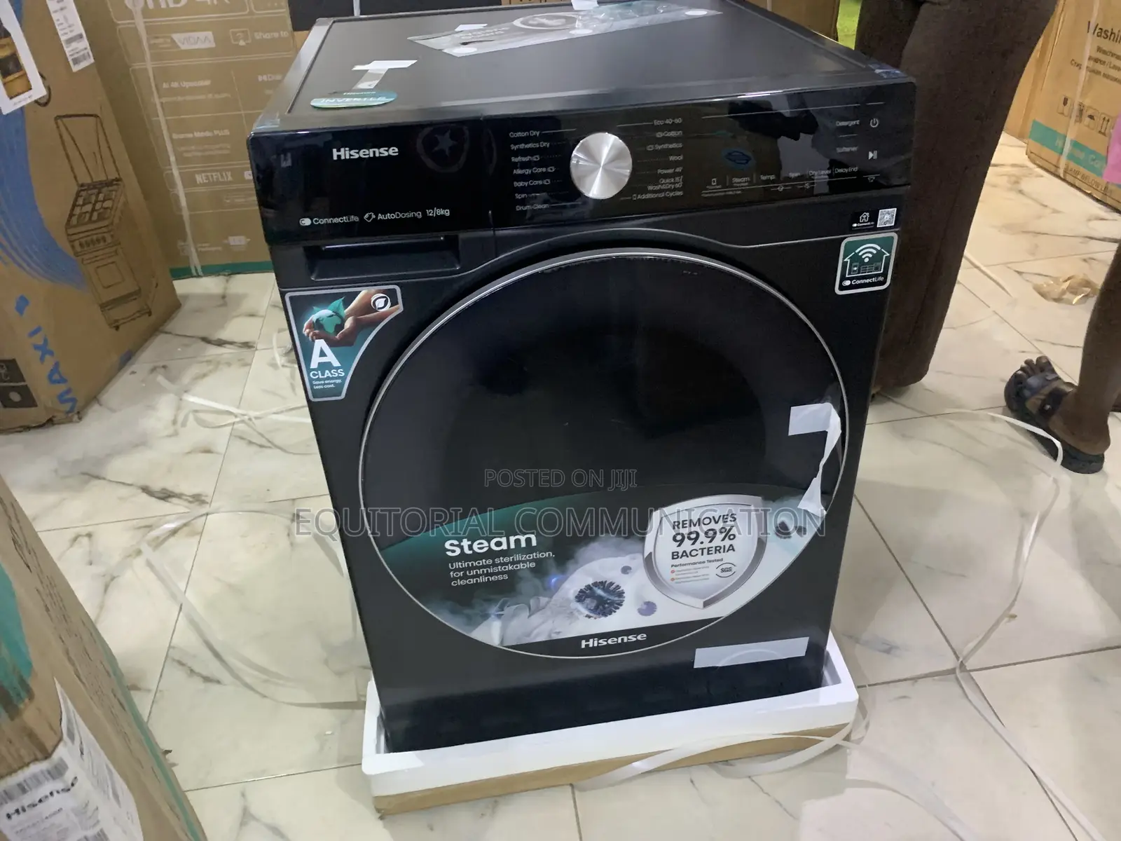 Hisense 12kg Wash Dry Wd5s1245bb – Inverter Steam Wash