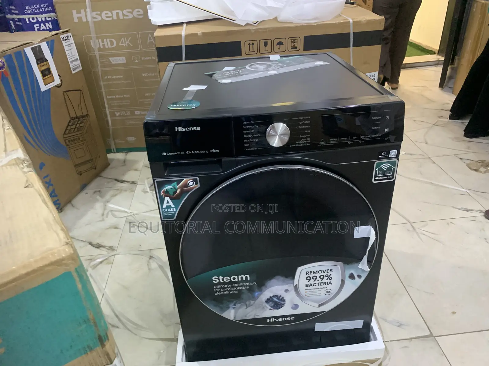 Hisense 12kg 5s Series Washer Dryer – Powerful Inverter Motor