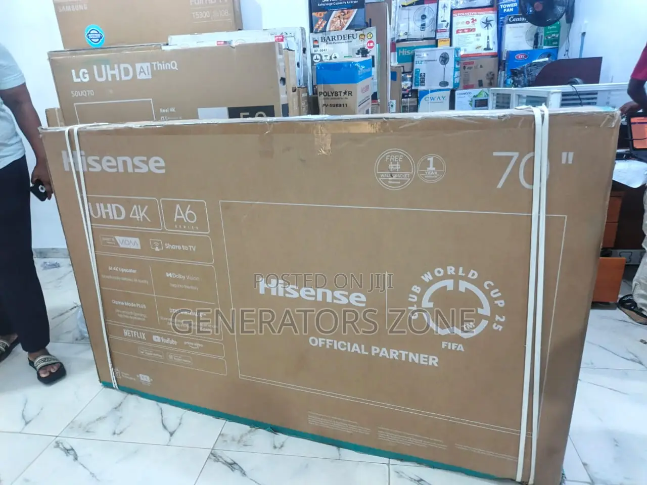Hisense 70a6k — 70′′ A6 Series Uhd Smart Screen