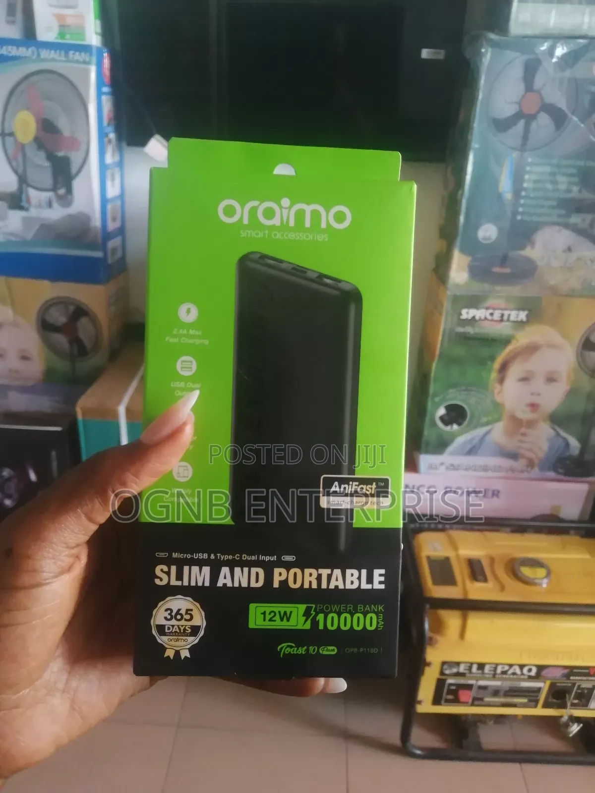 Oraimo 10000 Mah Powerbank