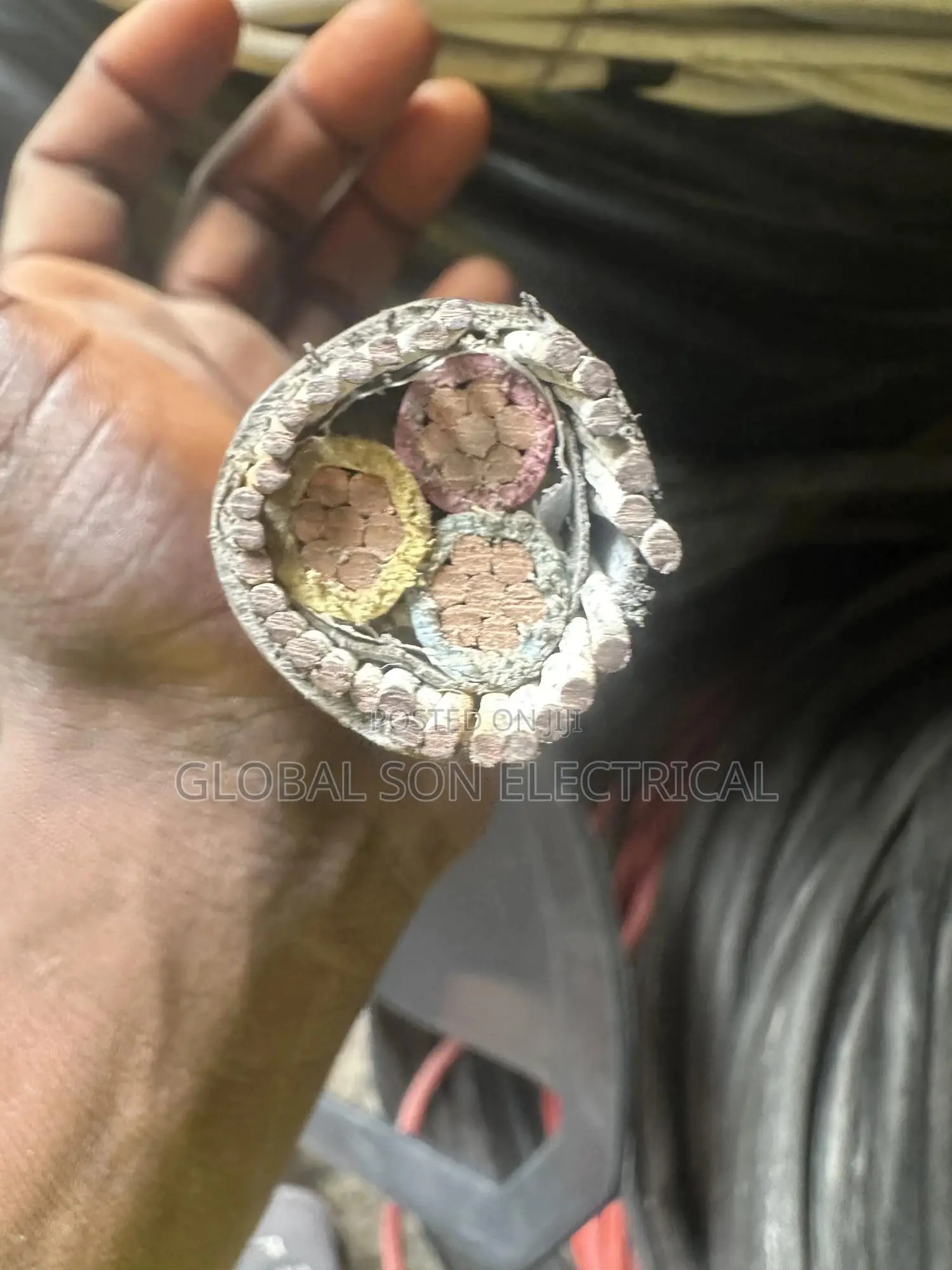 3x25mm Armored Cable