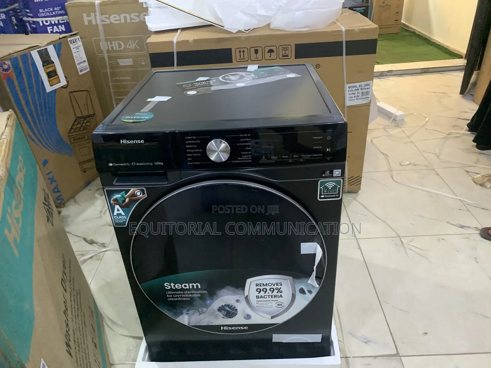 Hisense 12kg Washer-Dryer – Quick Wash Auto Dosing