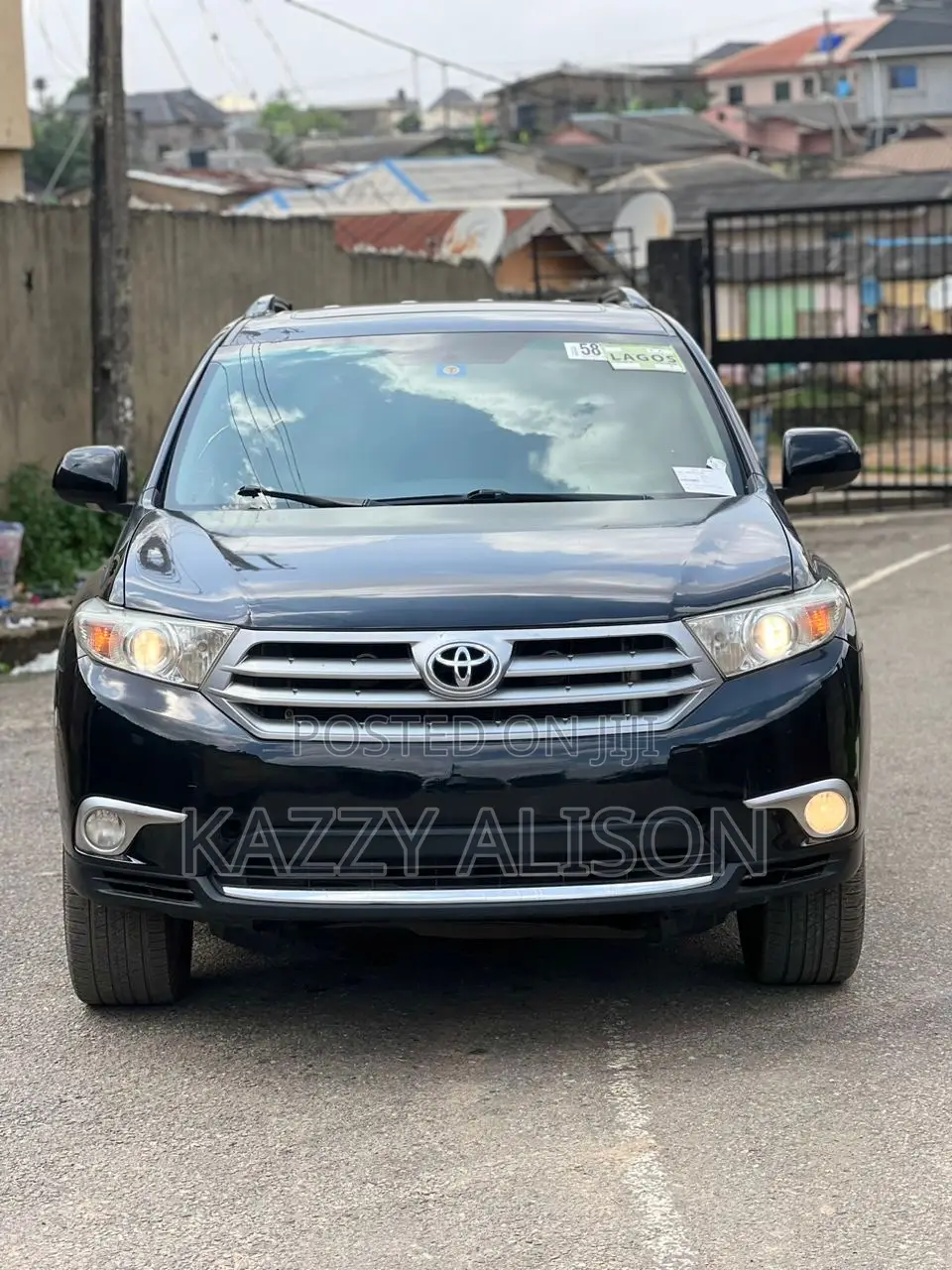 Toyota Highlander Limited 2012 Black