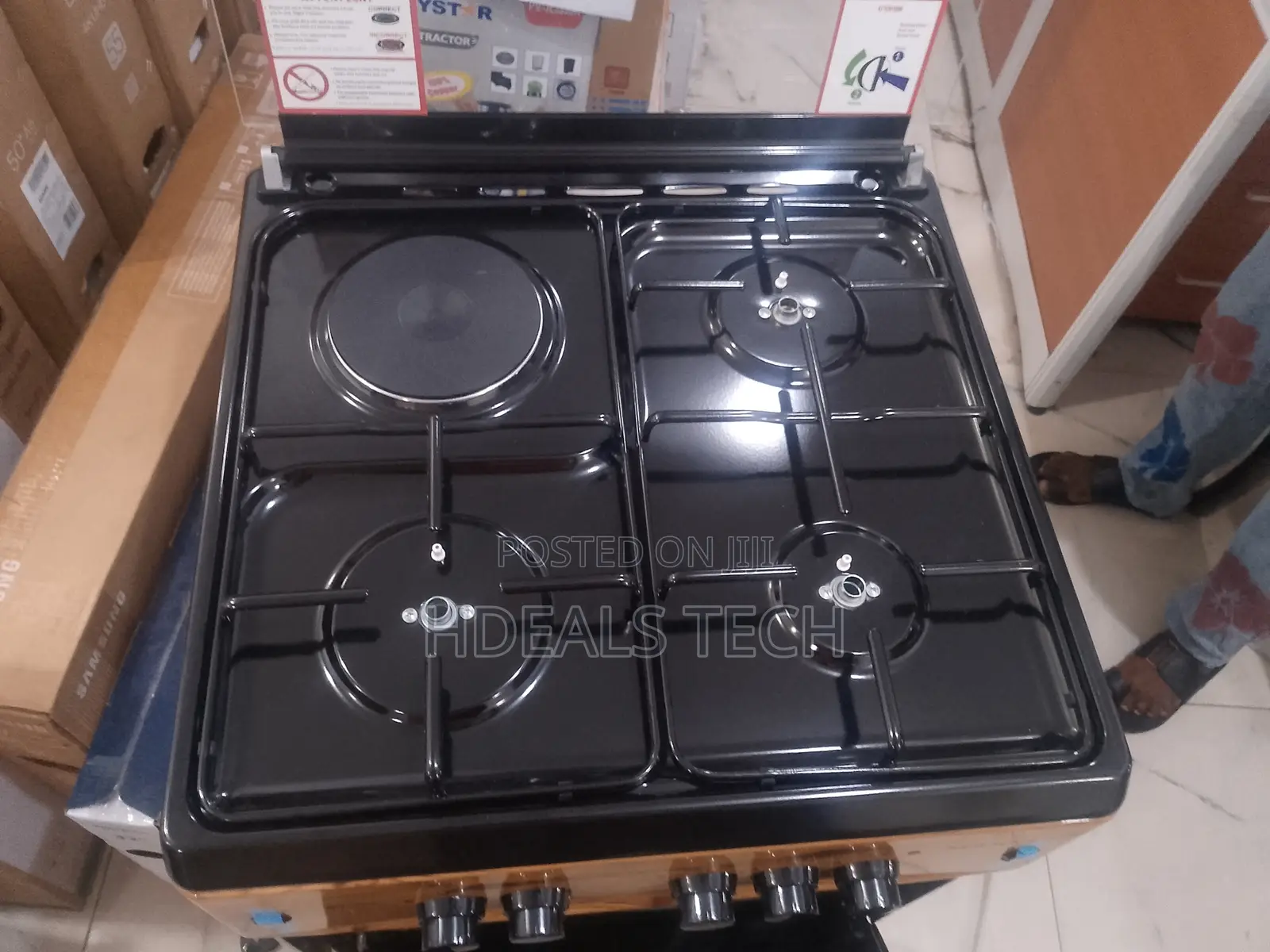 3 in 1 Maxi 60×60 High-Performance Gas Cooker