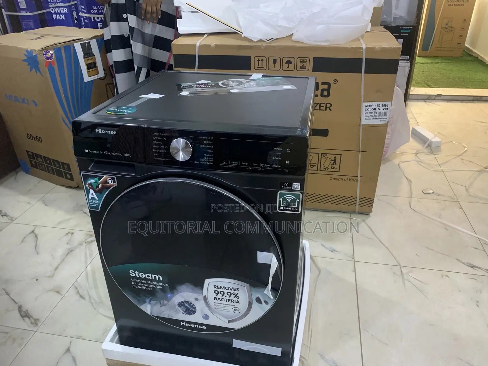 Hisense 12kg Wash/Dry Combo – Fast Energy Saving
