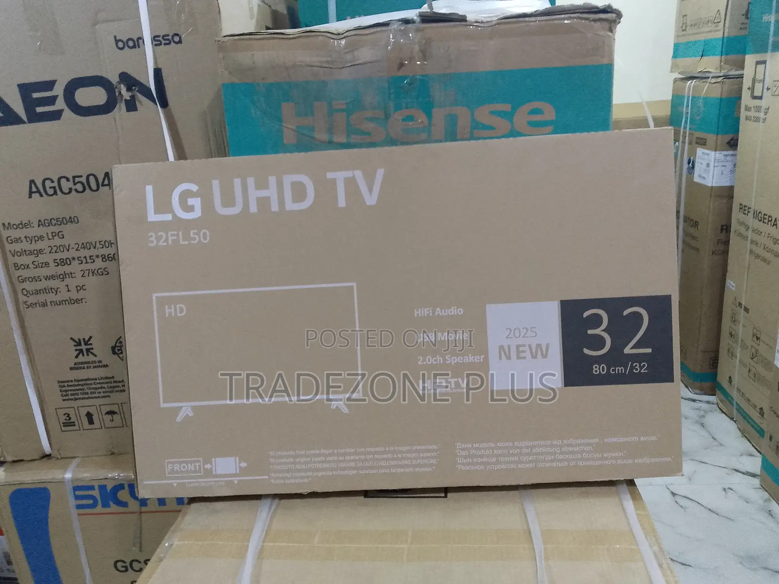 Clear Audio Output With Built-in Speakers. Lg 32inches Tv