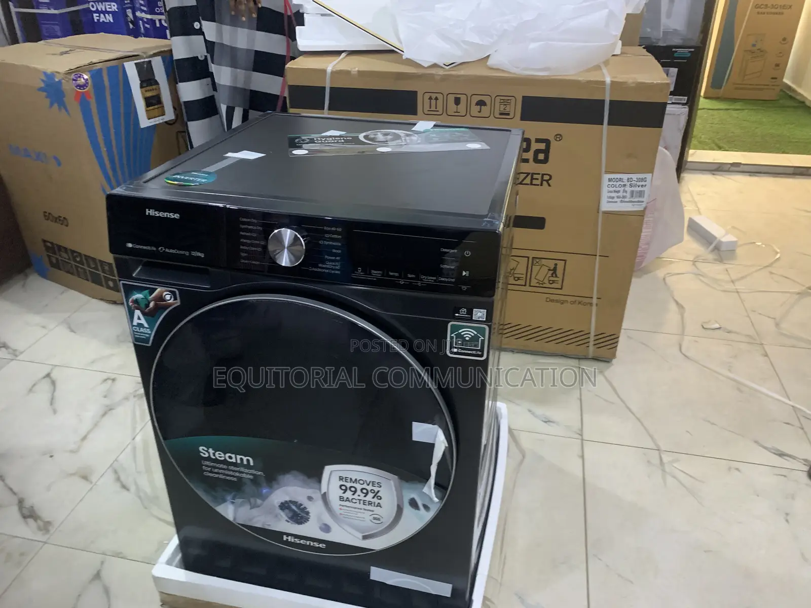 Hisense 12kg Wash/Dry – Auto Detergent Dosing
