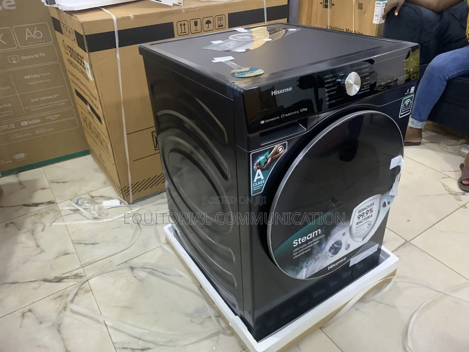 Hisense 12kg Wash/Dry – Auto Detergent Dosing